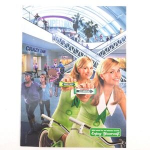 Wrigley Doublemint Spearmint Twins Print Ad Pop Culture Mall Scene Decor